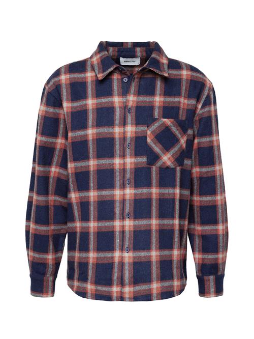 ABOUT YOU Skjorte 'Kevin'  natblå / lyseorange