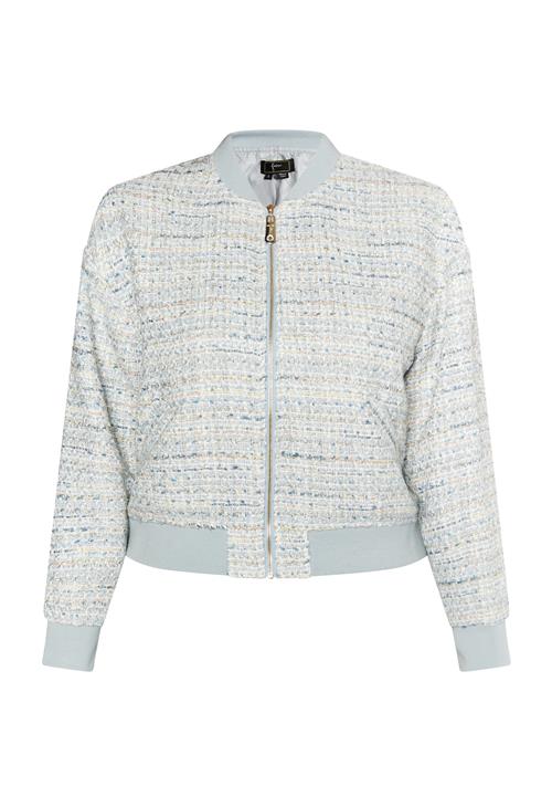 faina Blazer 'Bouclé'  lyseblå / guld / sølv / hvid