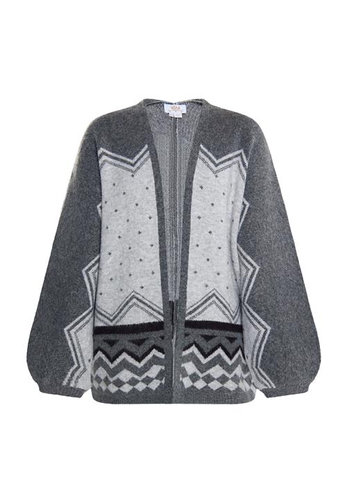 usha FESTIVAL Cardigan  lysegrå / mørkegrå / sort