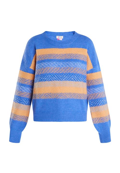 IZIA Pullover 'Eyota'  turkis / orange