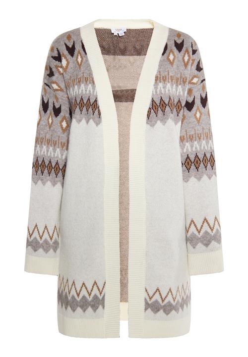 usha FESTIVAL Cardigan 'Rakata'  beige / cappuccino / offwhite