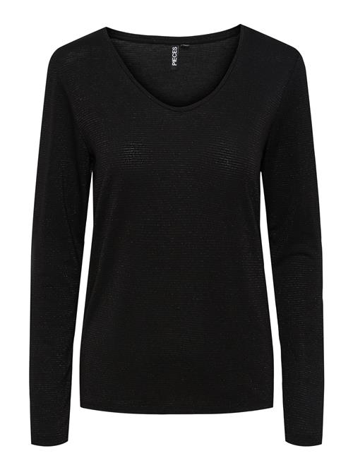 PIECES Shirts 'BILLO'  guld / sort