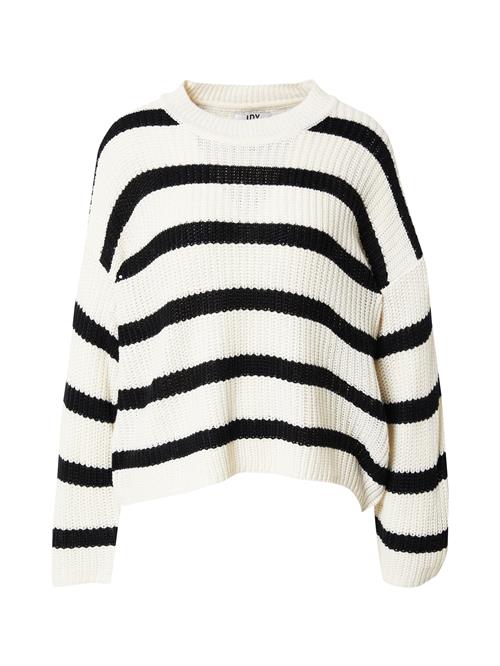 JDY Pullover i overstørrelse 'JDYJusty'  creme / sort