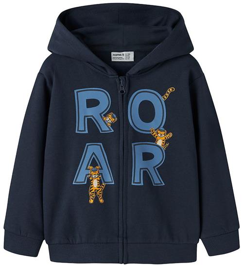 Name It Cardigan m. Hætte - NmmVoltinus - Navy Blazer/Raor