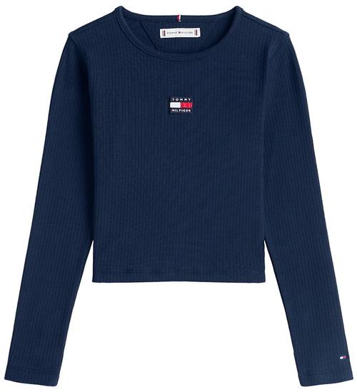 Tommy Hilfiger Bluse - Flag Heritage - Dark Night NavyBlue