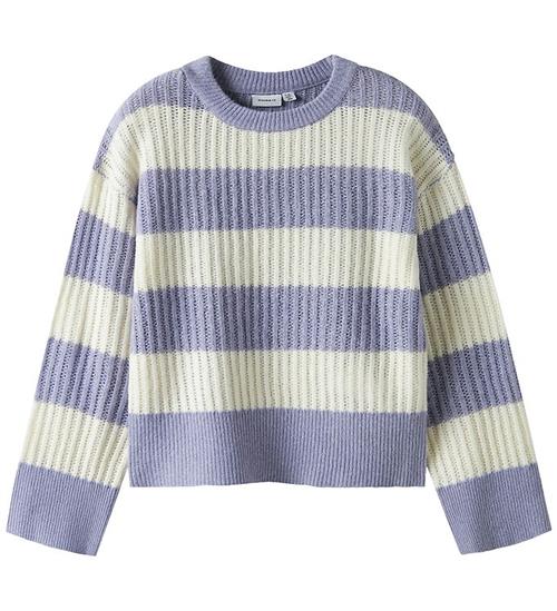 Name It Bluse - Strik - NkfTotina - Lavender Gray