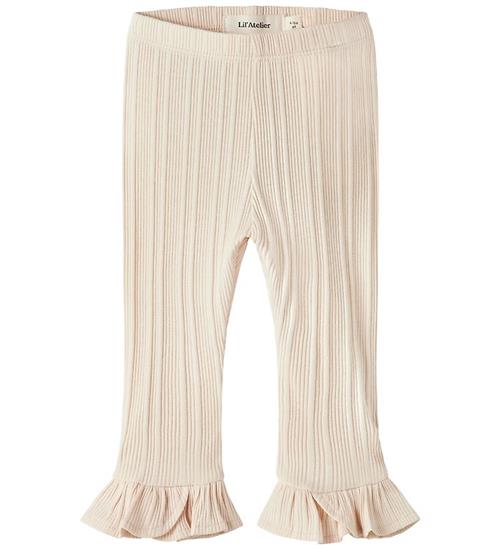 Lil Atelier Leggings - Rib - NbfTansy - Novelle Peach
