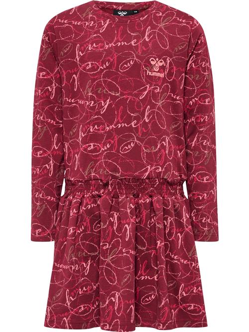 Hummel Kjole  lys pink / mørk pink / merlot