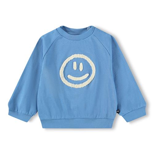 Molo GOTS Disc Sweatshirt Blue Tide  Blue Tide 68 cm  Blå  68 cm  mand