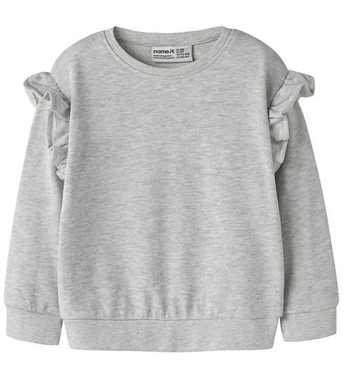 Name It Sweatshirt - NmfTilde - Light Grey Melange