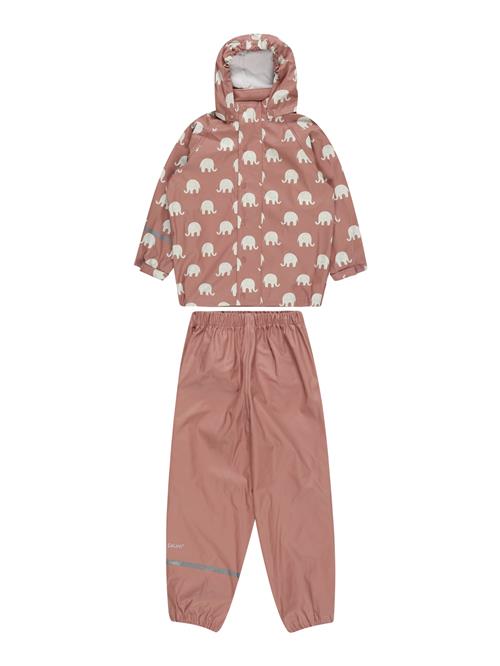 CeLaVi Funktionsjakkesæt 'Elephant'  sølvgrå / gammelrosa / hvid