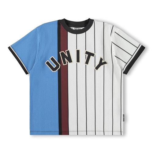 Molo GOTS Rodney T-shirt Basket Mash-up  Basket Mash-Up 92 cm  Blå  92 cm  mand