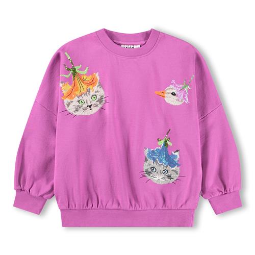 Molo GOTS Marika Sweatshirt Animal Sparkle  Animal Sparkle 92 cm  Lyserød  92 cm  kvinde