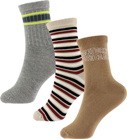 Name It Strømper - NkmTinus - 3-pak - Coconut/Pumice Stone/Grey