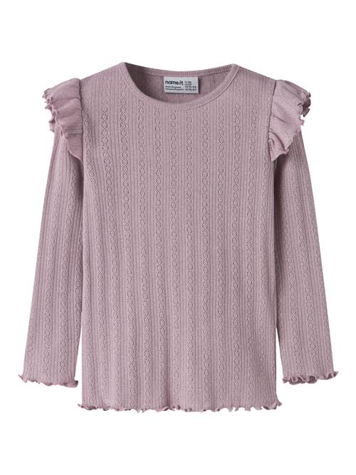 NAME IT Bluse Blitta Dawn Pink Melange