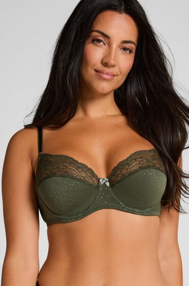 Hunkemöller Ikke-formstøbt bøjle-bh Sophie Grøn