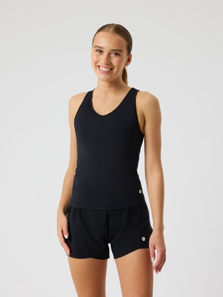 Björn Borg Ace V Neck Tank Top Sort, XS