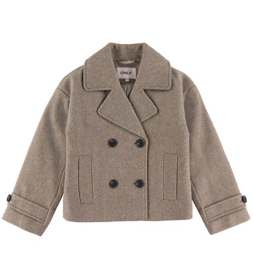 Kids Only Jakke - KogAdina - Taupe Gray/Melange