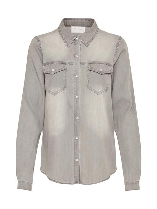 VILA Bluse 'VIBISTA'  grey denim