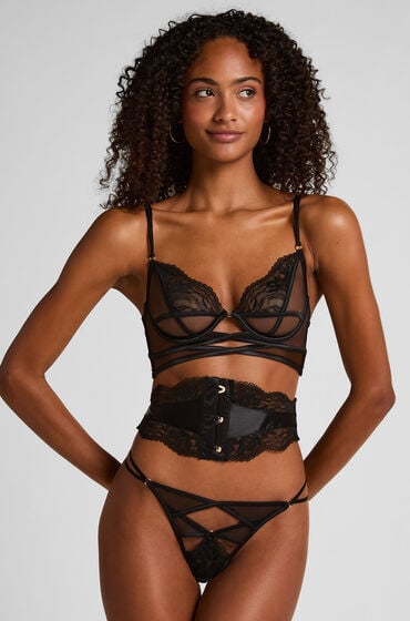 Hunkemöller Amel korset Sort