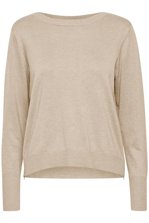 PULZ Jeans Pullover 'SARA'  beige