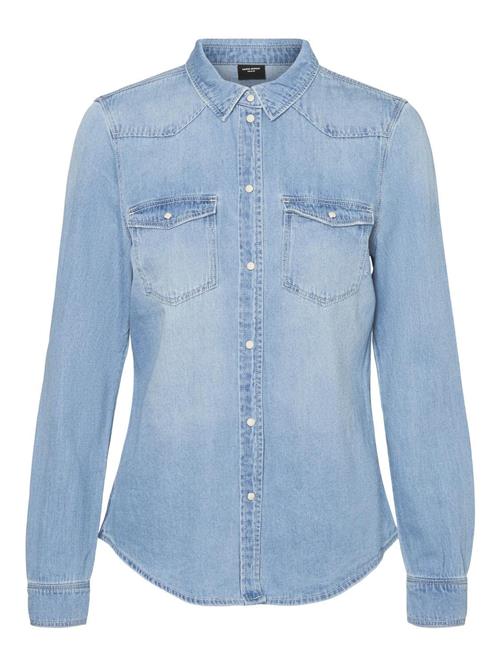 VERO MODA Bluse 'VMMaria'  blue denim
