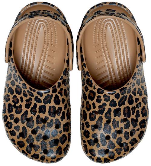 Crocs Sandaler - Classic Animal Clog T - Sepia/Leopard