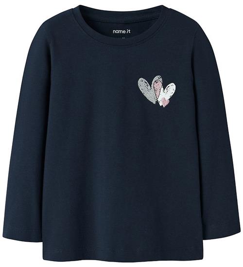 Name It Bluse - NmfTeartas - Navy Blazer m. Print