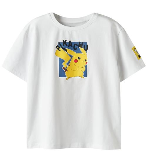 Name It T-shirt - NkmJeb Noos - Pokemon - Bright White