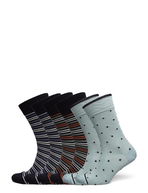 TOPECO | Socks 6-P, Bamboo, Multi 115S24 6 Pc/Pack | 4145