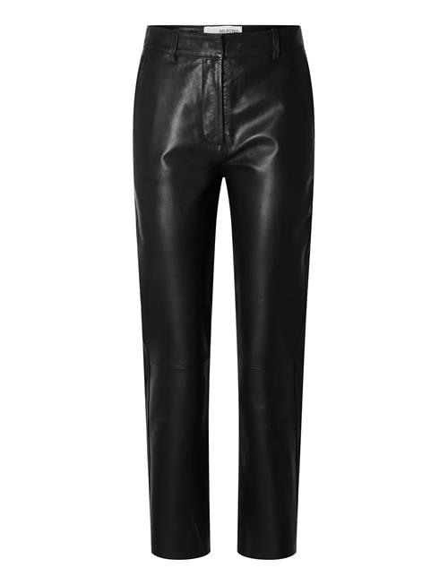 Selected | Slwmarie Mw Leather Pants B Noos | 38