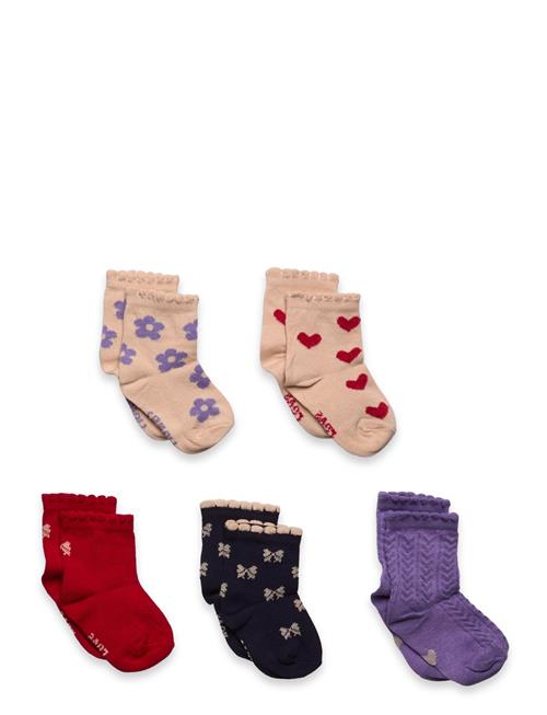Minymo | Socks W. Pattern (5-Pack) | 15\18