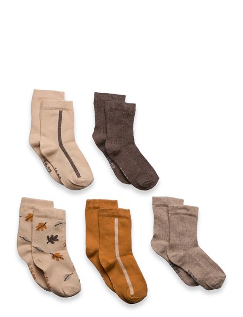 Minymo | Socks W. Pattern (5-Pack) | 23\26