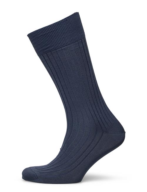 AN IVY | Indigo Ribbed Socks | 39-42