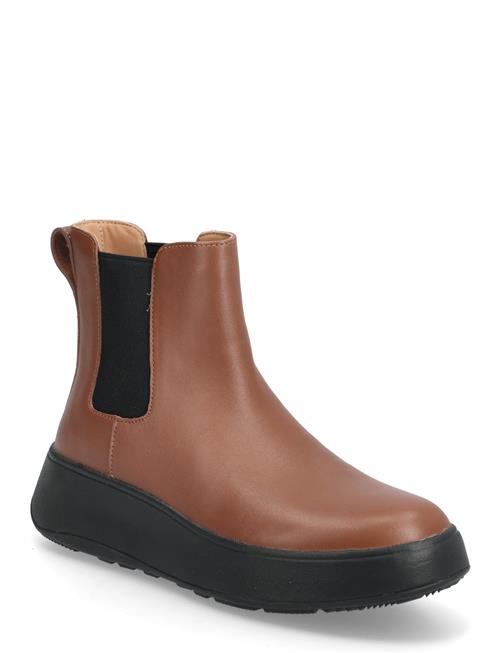 FitFlop | F-Mode Leather Flatform Chelsea Boots | 37