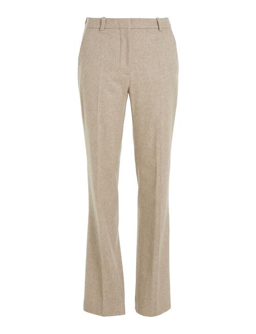 Calvin Klein | Flannel Wool Slim Straight Pants | 36