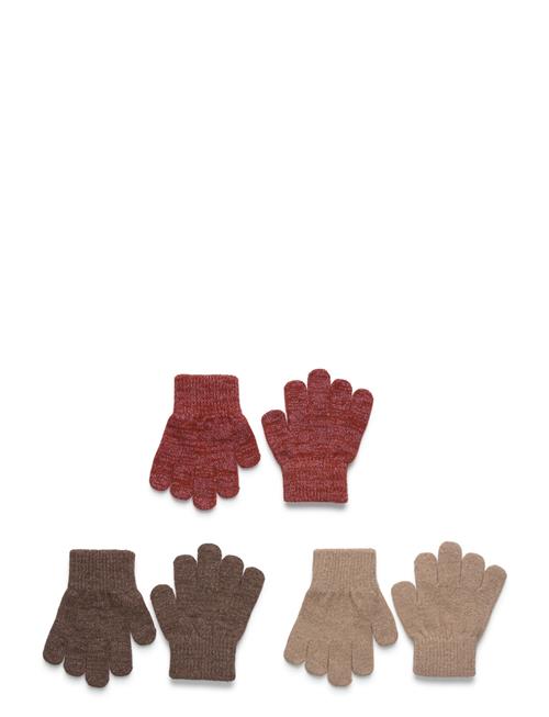 mikk-line | Magic Gloves 3 Pack W. Lurex | 1-3Y