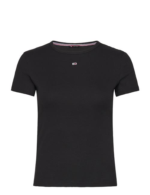 Tommy Jeans | Tjw Slim Essential Rib Ss Ext | XS