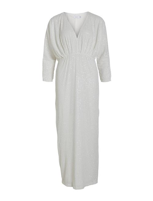 Vila | Vimaia V-Neck L/S Maxi Dress/Br/Dc | 38