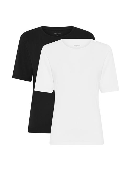 URBAN QUEST | 2-Pack Women Bamboo Shortsleeved T-Shirt Slim Fit | S