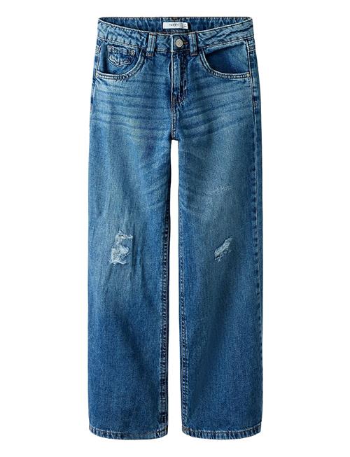 name it | Nkfrose Hw Wide Jeans Destr 1411-Be Noos | 116