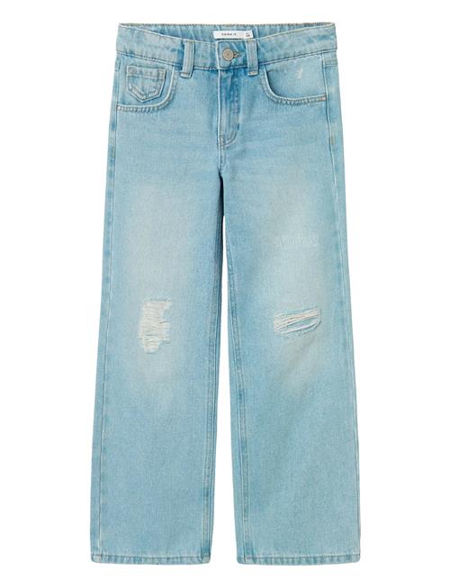 name it | Nkfrose Hw Wide Jeans Destr 1411-Be Noos | 116