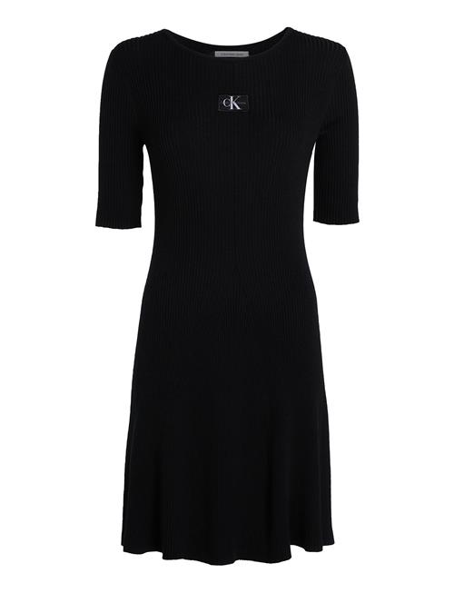 Calvin Klein Jeans | Woven Label Ss Sweater Dress | XS