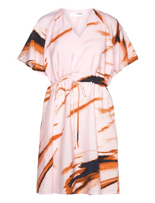 Selected | Slfattia Ss Aop V-Neck Short Dress B | 38