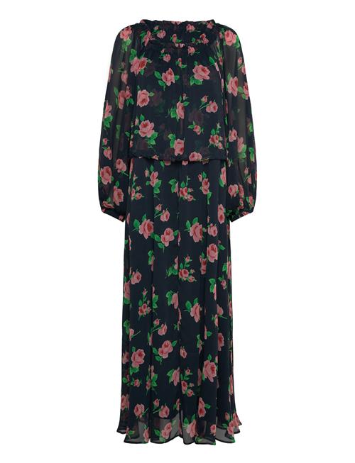 ROTATE Birger Christensen | Chiffon Maxi Dress | 38