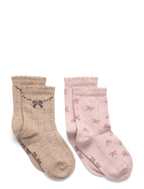Minymo | Socks W. Lettuce Edge (2-Pack) | 35\38