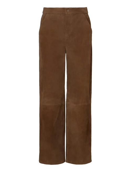 Malina | Felise High Rise Wide Leather Pants | M