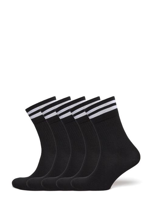 ZEBDIA | 5-Pk Tennis Socks With Stripes | 43-46
