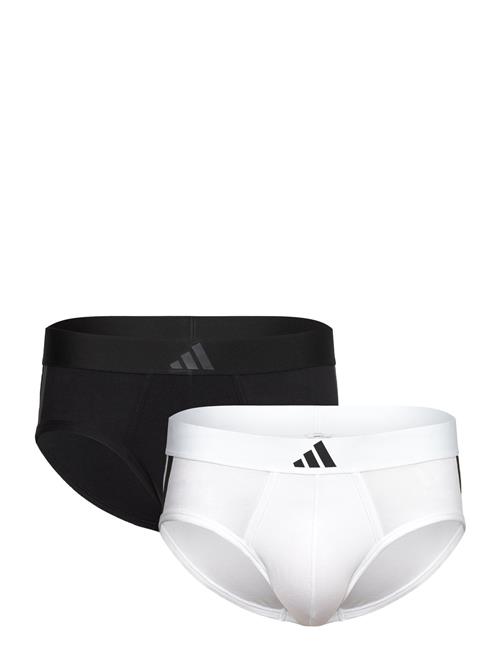 adidas Underwear | Low Rise Brief (2Pk) - Active Flex Cotton 3 Stripes | XXL