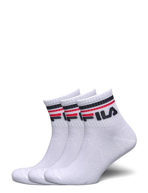 FILA Socks | Fila 3Pk Quarter Stripe Socks | 35-38